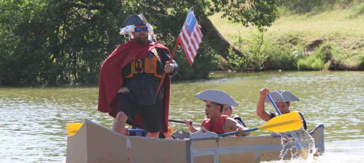 10th annual Boys Ranch cardboard boat races