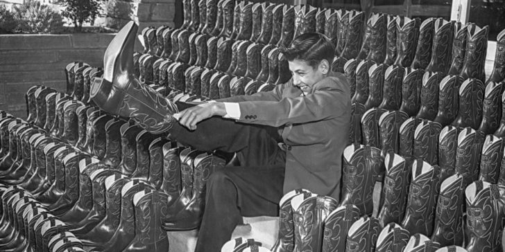 Cowboy icon and Cal Farley’s supporter, Roy Rogers offers tall boots to fill