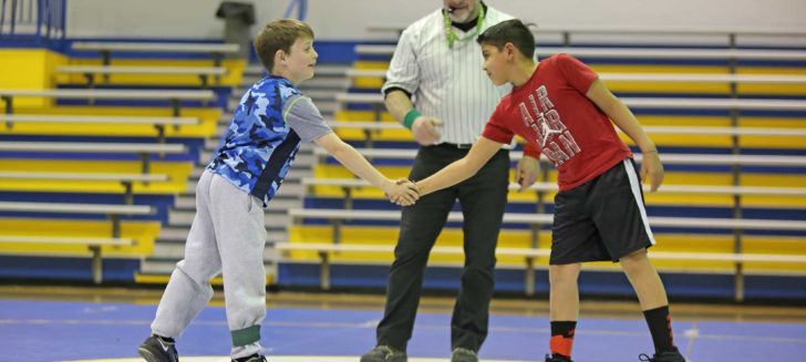 Mimi Farley Elementary celebrates Every Kid Healthy Week with wrestling duel