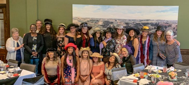 Young ladies from Boys Ranch’s Class of 2019 celebrate with Senior Tea