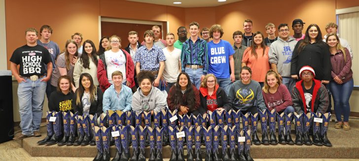 Donor continues tradition of new boots for every graduating senior