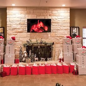 Gift wrapping a tradition of love