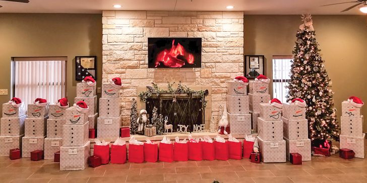 Gift wrapping a tradition of love