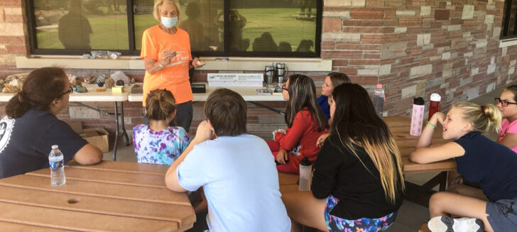 Boys Ranch children sift for treasure during summer program