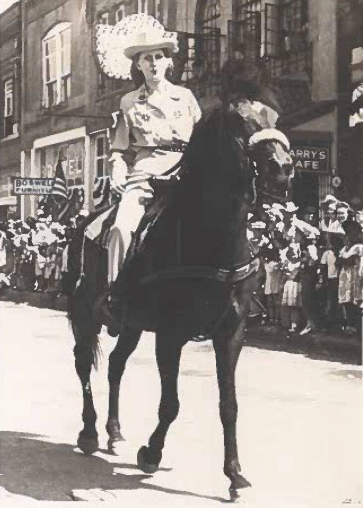 Janet Breeden grew up riding horses, including in parades.